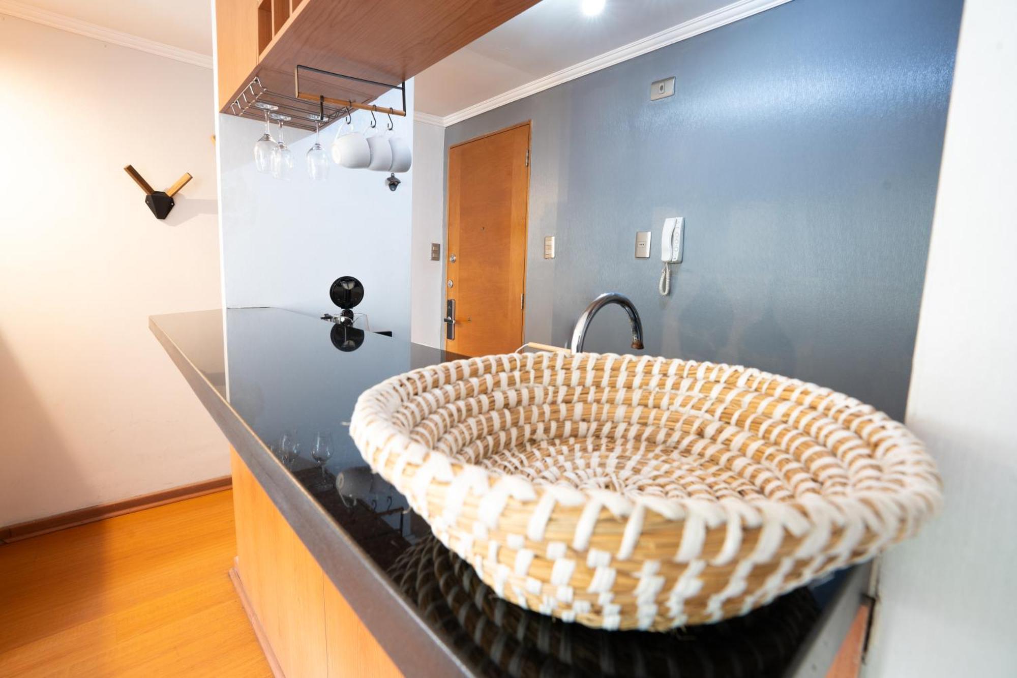 Apartment Lounge Lastarria - Wifi, 2 Beds, Equiped Kitchen Santiago