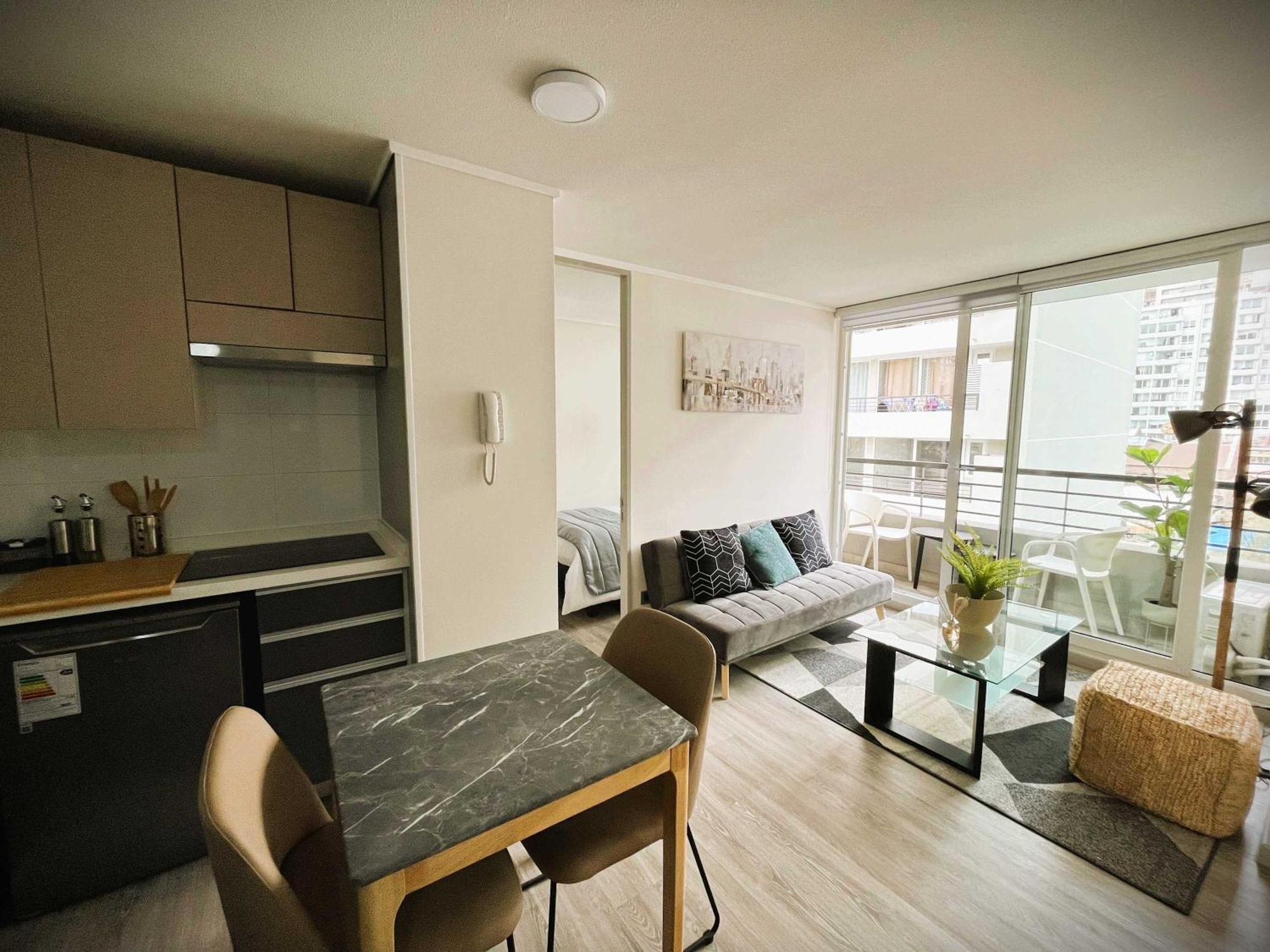 Hom I Comodo Y Acogedor Depto 2d2b 3pax Apartment