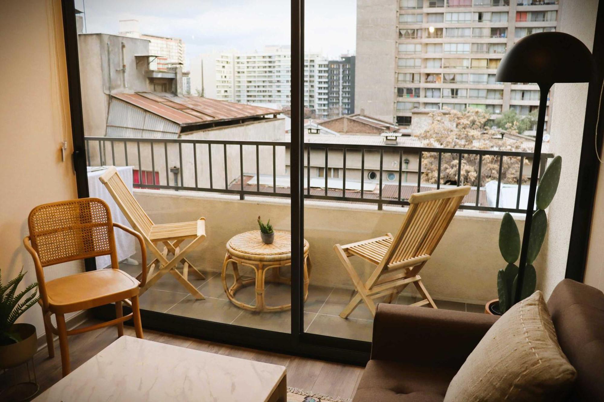 Apartment Hom I Inmejorable Y Luminoso Depto 1d1b 2pax Santiago