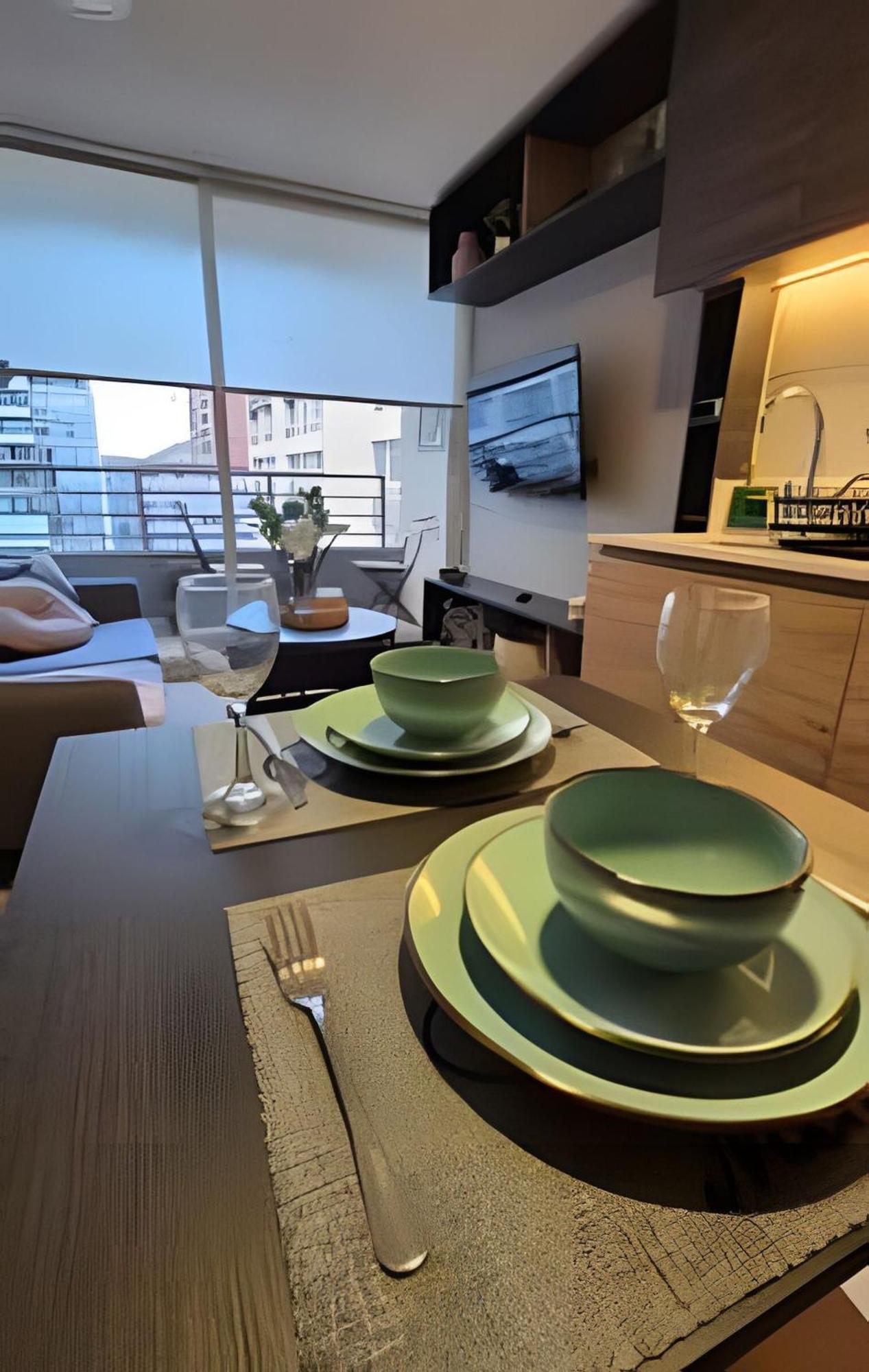 Apartment Centro Depto 1d1b Lujo, Metro, Wifi, Hermosamente Decorado Santiago