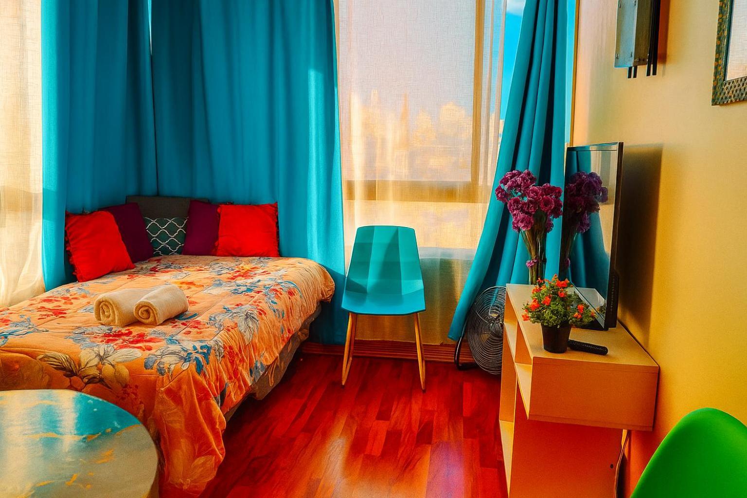 Depto Metro Santa Ana Apartamento