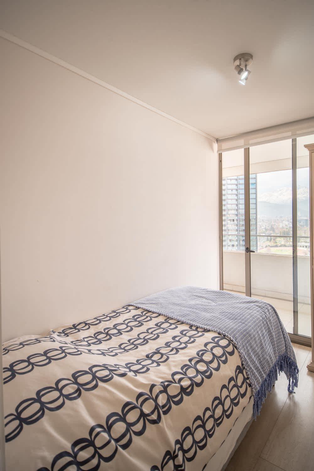 Apartment Premium 2br 2ba Parque Arauco - Balcon Con Malla *