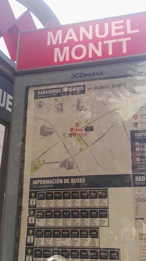 Metro Manuel Montt Apartamento *