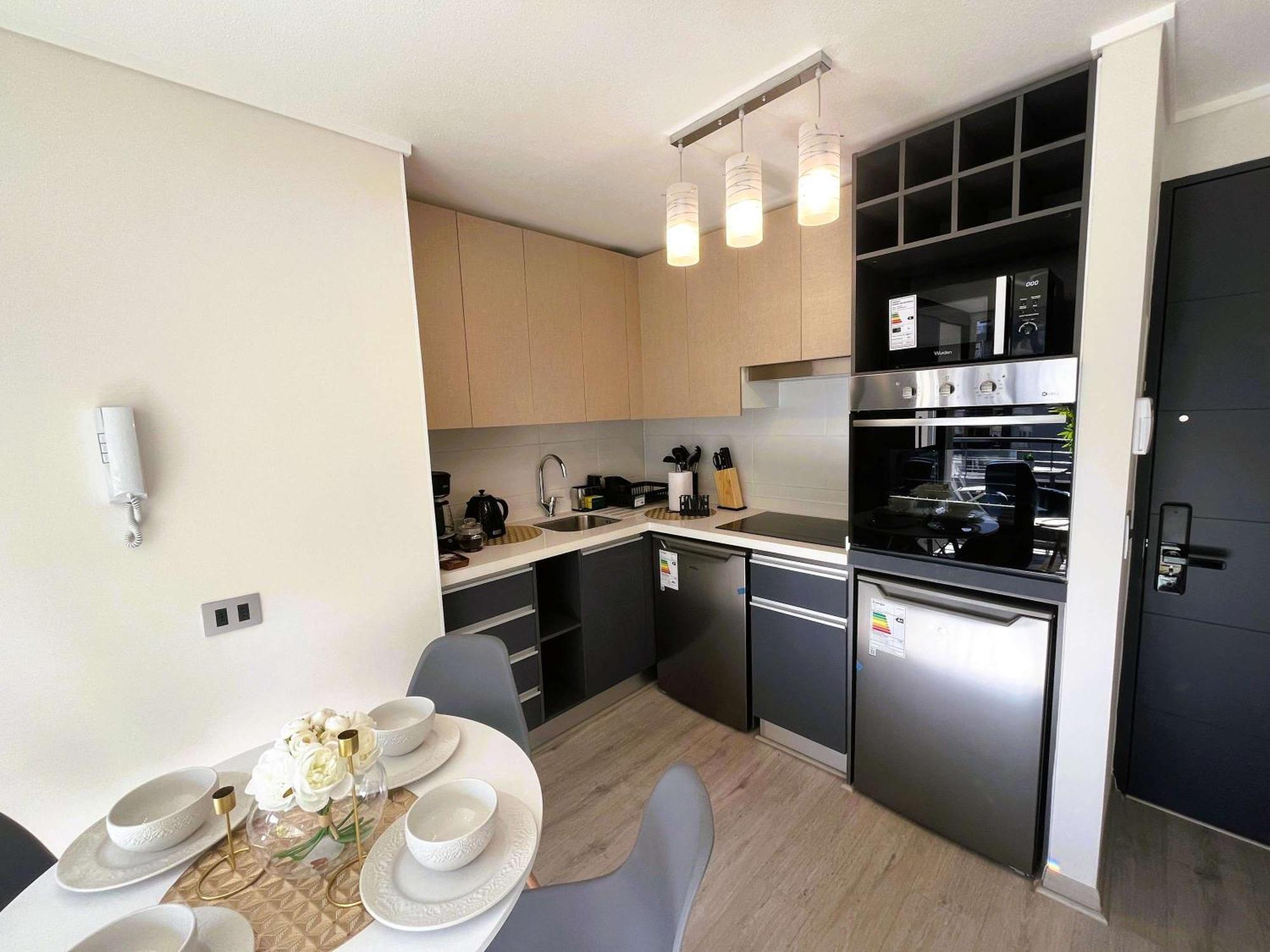 Apartamento Hom I Depto Nuevo 2d2b 4pax Santiago de Chile