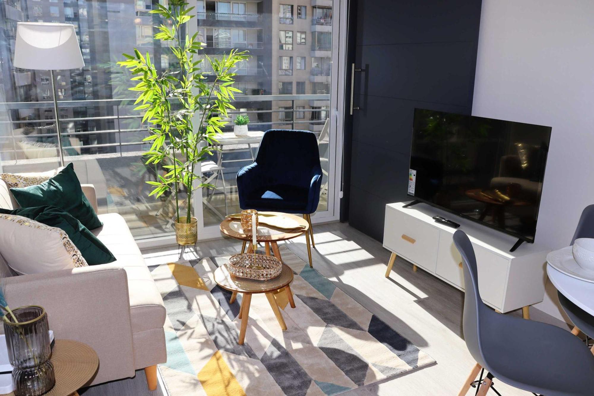 Hom I Depto Nuevo 2d2b 4pax Apartamento Santiago de Chile