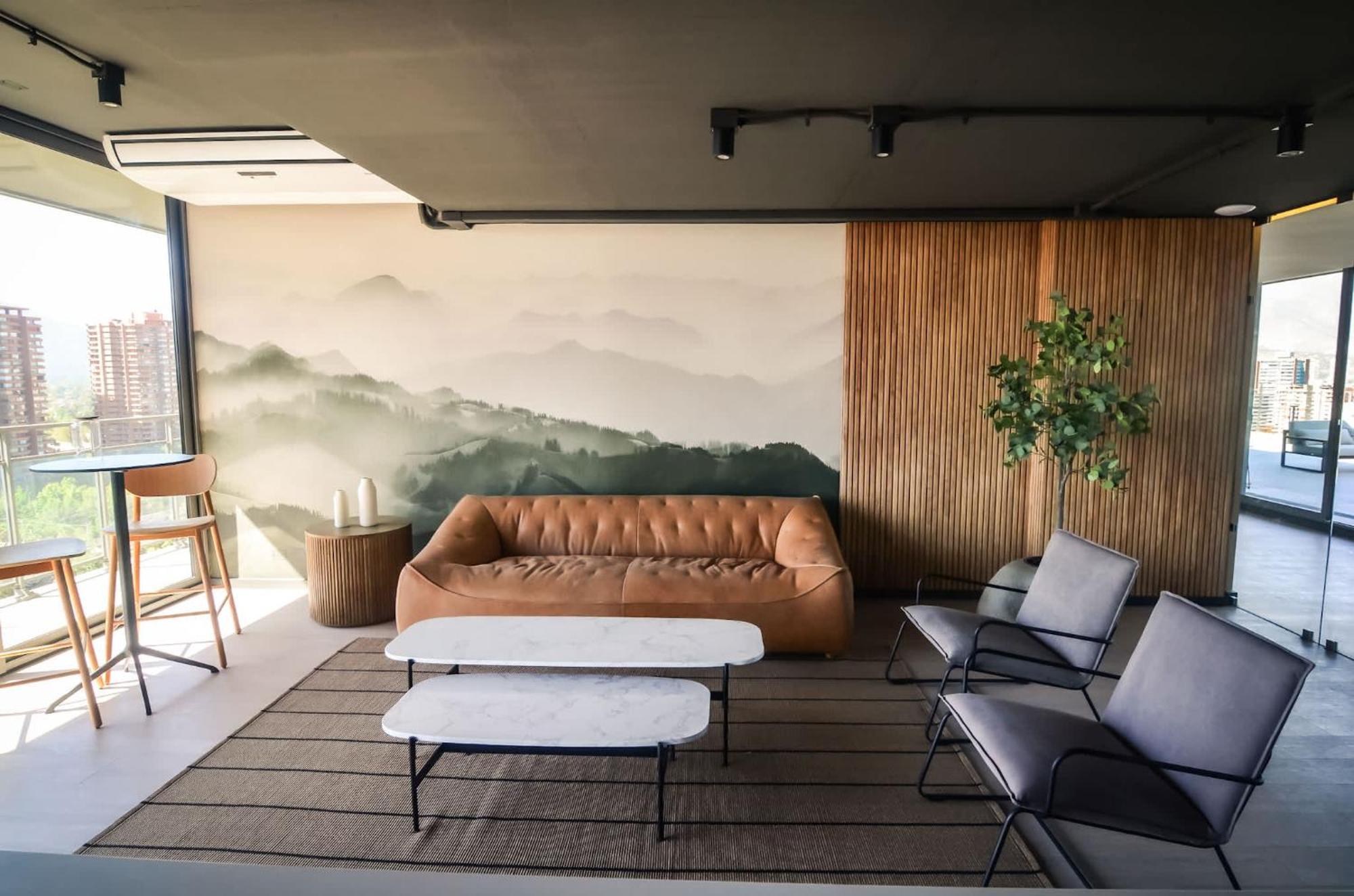 Apartamento Cozy And Comfortable Parque Arauco Mall 1be Santiago de Chile