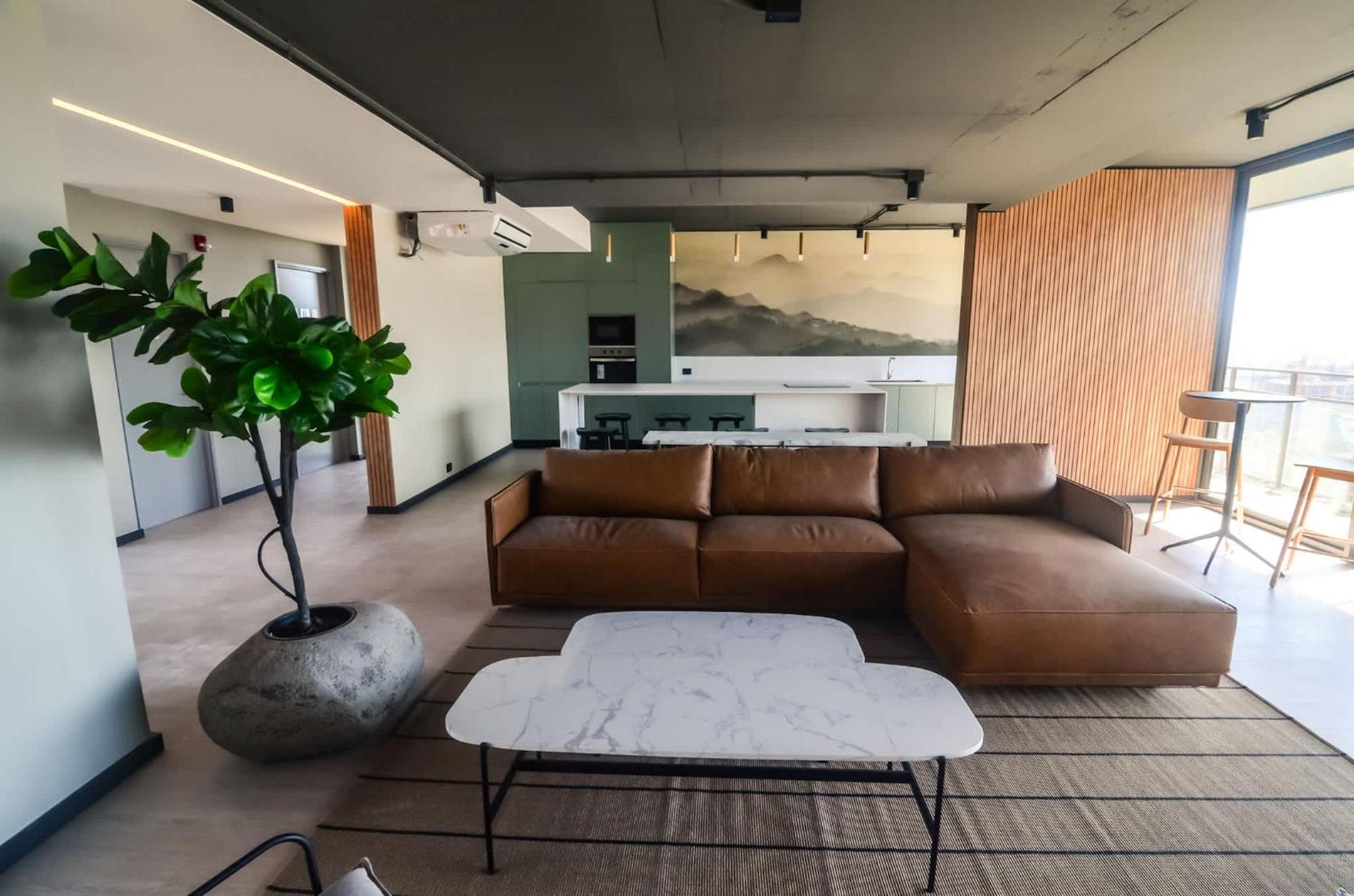 Cozy And Comfortable Parque Arauco Mall 1be Apartamento