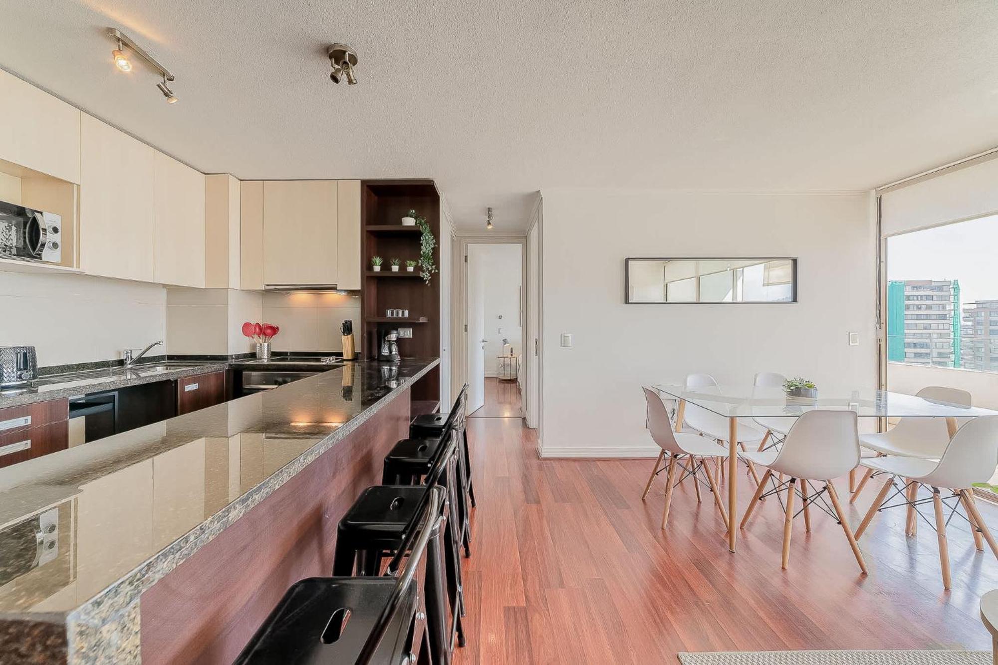 Apartamento Stylish 2br In Condes Walk To Mall & Park Santiago